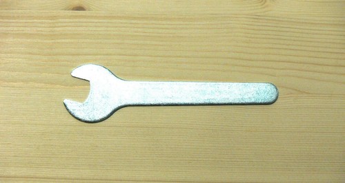 Flacher einmaulschlüssel - einmaulschlüssel, sw